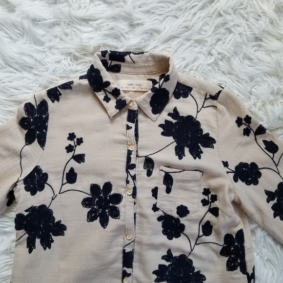 Anthropologie Isabella Sinclair Embroidered Shirt - Picture 5 of 10